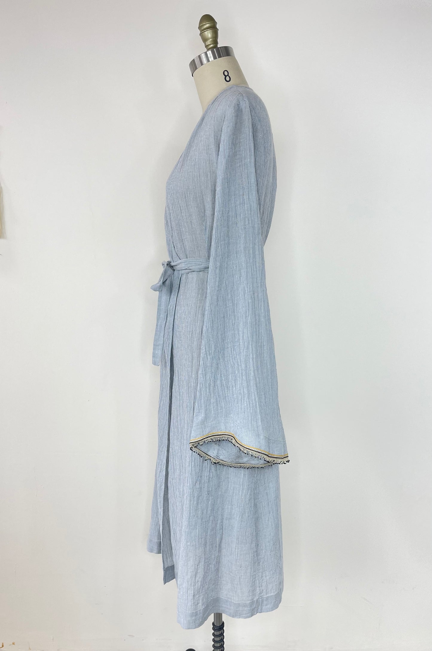 Wrap Dress Lampedusa blue/white